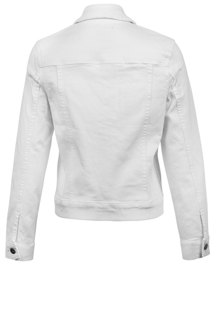 Joe's Jeans Western White Denim Jacket Pinto Ranch