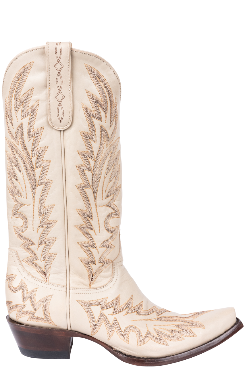 Old Gringo Yippee Ki Yay Wilkie Cowgirl Boots - Bone