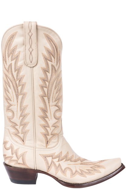 Old Gringo Yippee Ki Yay Wilkie Cowgirl Boots - Bone