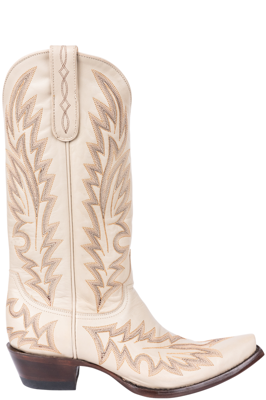 Old Gringo Yippee Ki Yay Wilkie Cowgirl Boots - Bone