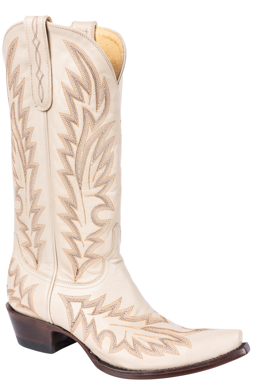 Old Gringo Yippee Ki Yay Wilkie Cowgirl Boots - Bone