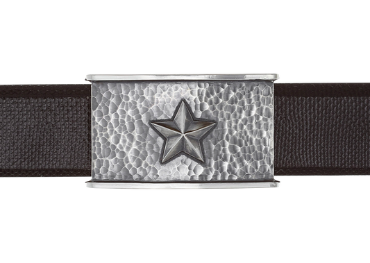 Clint Orms 1.5" Silver Star Trophy Buckle