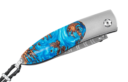 William Henry Blue Pine Pocket Knife