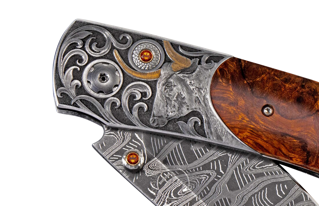 William Henry Spearpoint Longhorn II Pocket Knife