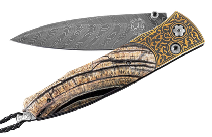 William Henry Gentac Golden Eye Pocket Knife