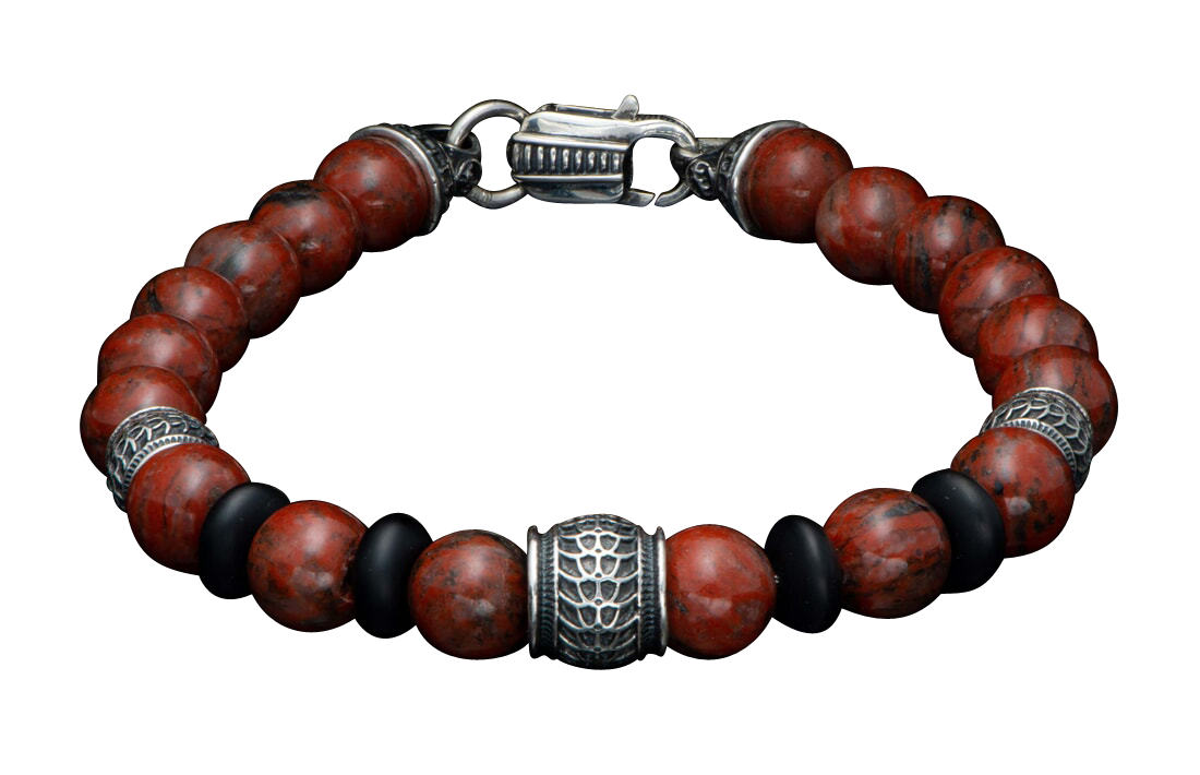 William Henry Red Jasper Bracelet