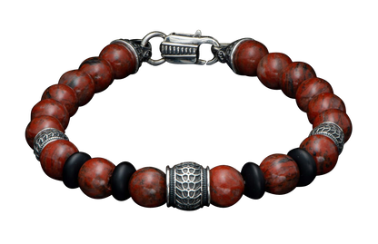 William Henry Red Jasper Bracelet