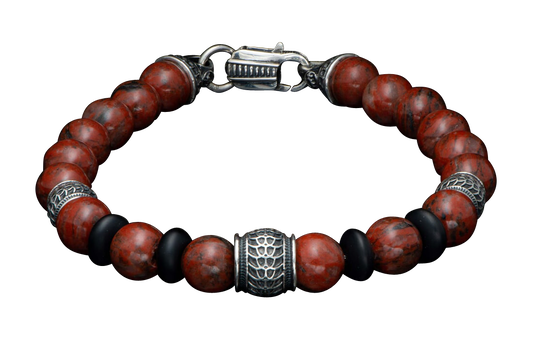 William Henry Red Jasper Bracelet