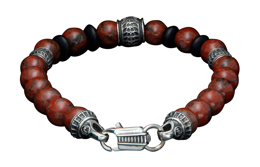 William Henry Red Jasper Bracelet