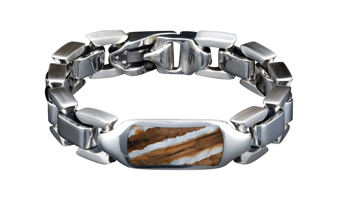 William Henry Mammoth Identity Bracelet