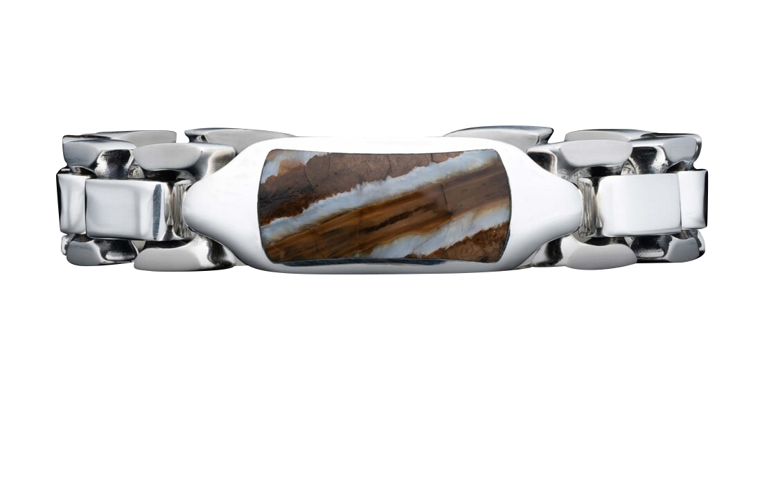 William Henry Mammoth Identity Bracelet