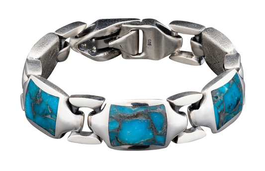 William Henry Turquoise Retro Bracelet