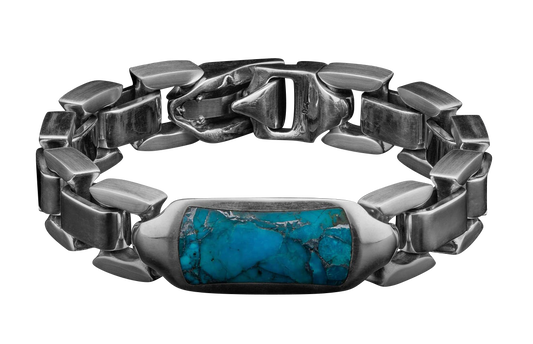 William Henry Turquoise Identity Bracelet