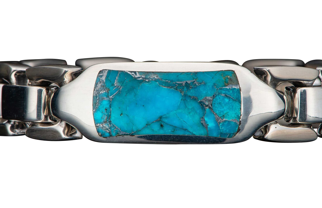 William Henry Turquoise Identity Bracelet