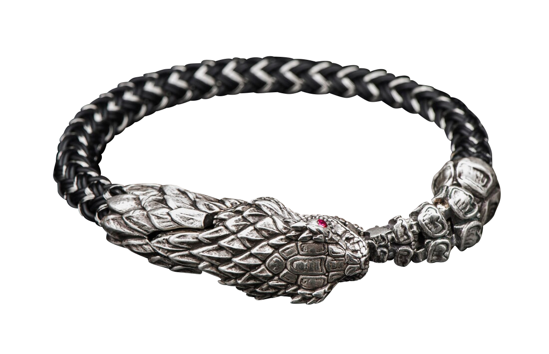 William Henry Full Circle Snake Bracelet