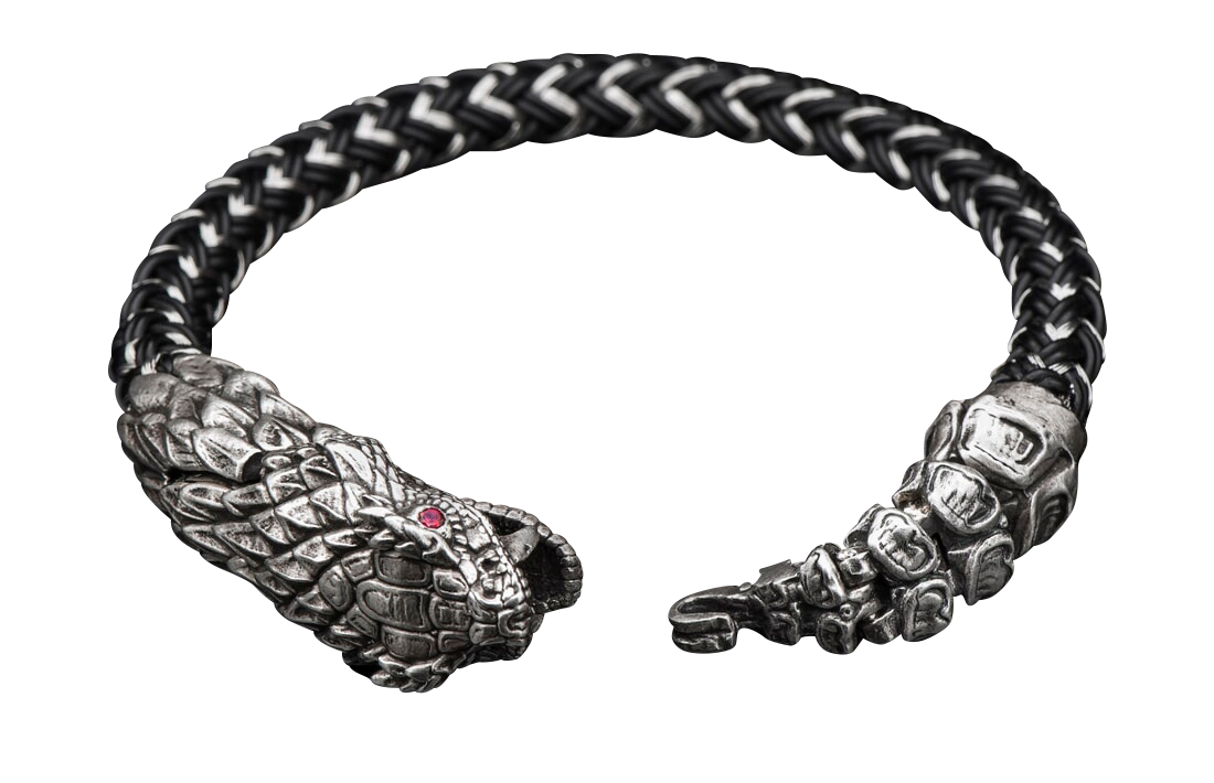 William Henry Full Circle Snake Bracelet