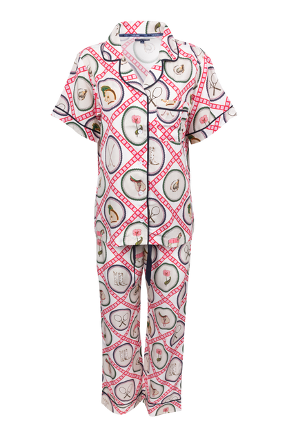 Katie Kime Saddles and Swings PJ Set