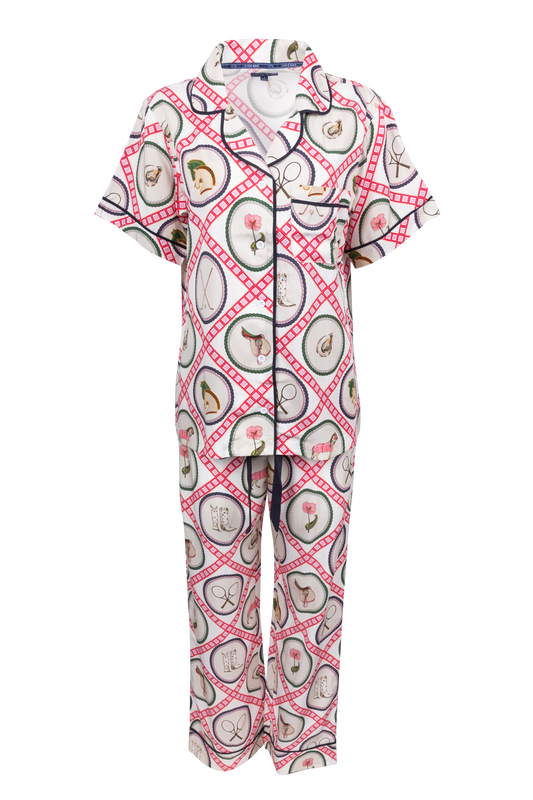Katie Kime Saddles and Swings PJ Set