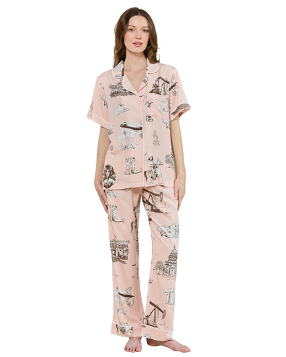 Katie Kime Texas Toile PJ Set