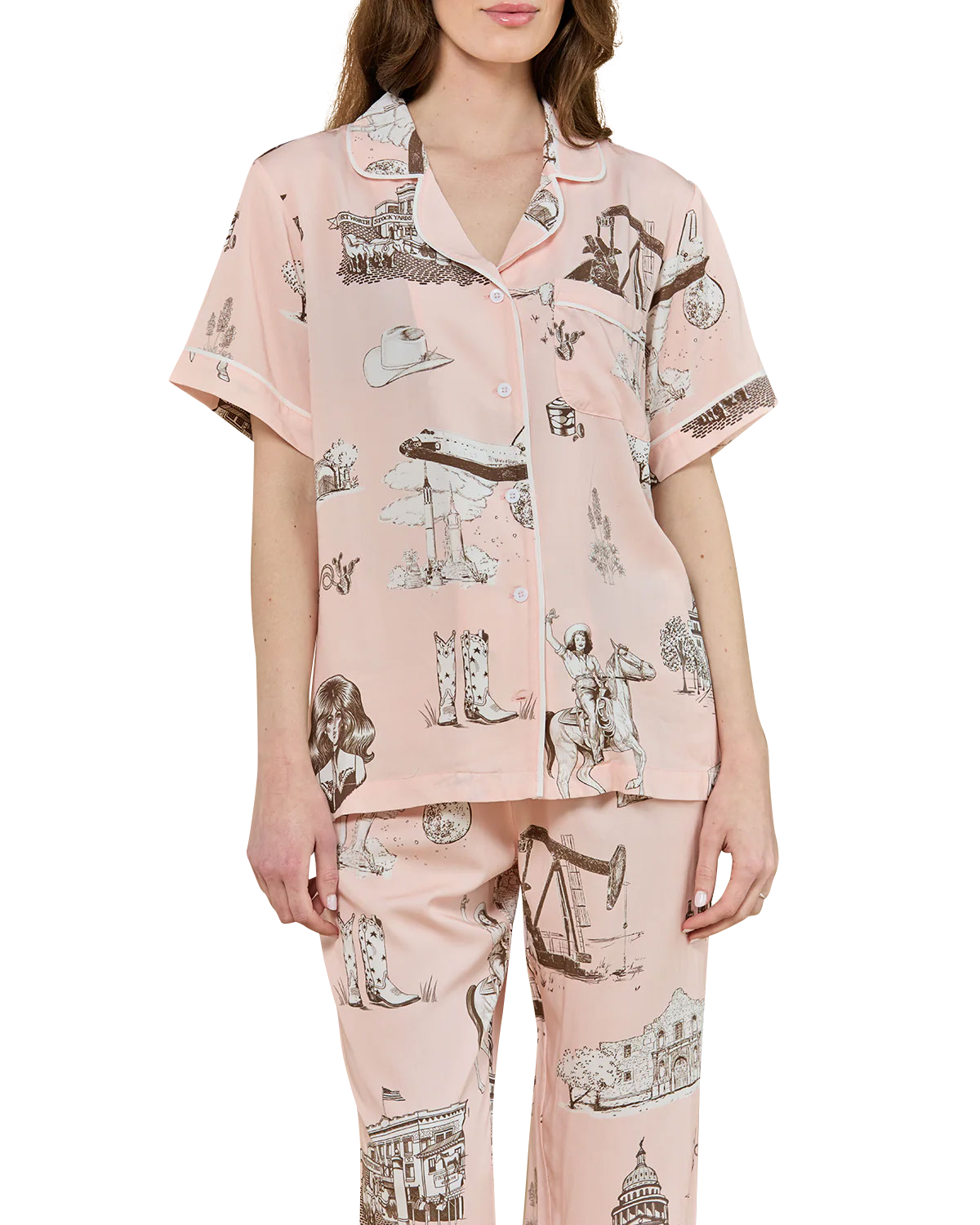 Katie Kime Texas Toile PJ Set