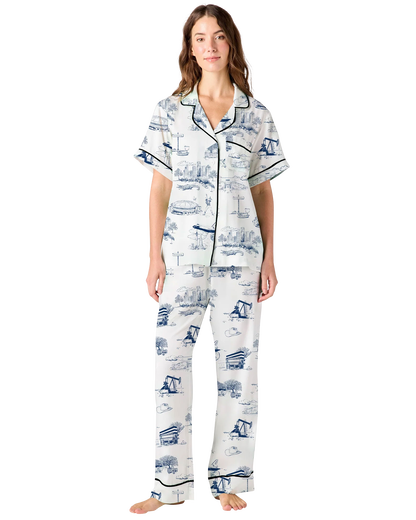 Katie Kime Houston Toile PJ Set