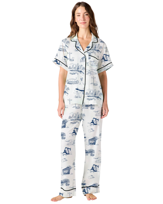 Katie Kime Houston Toile PJ Set