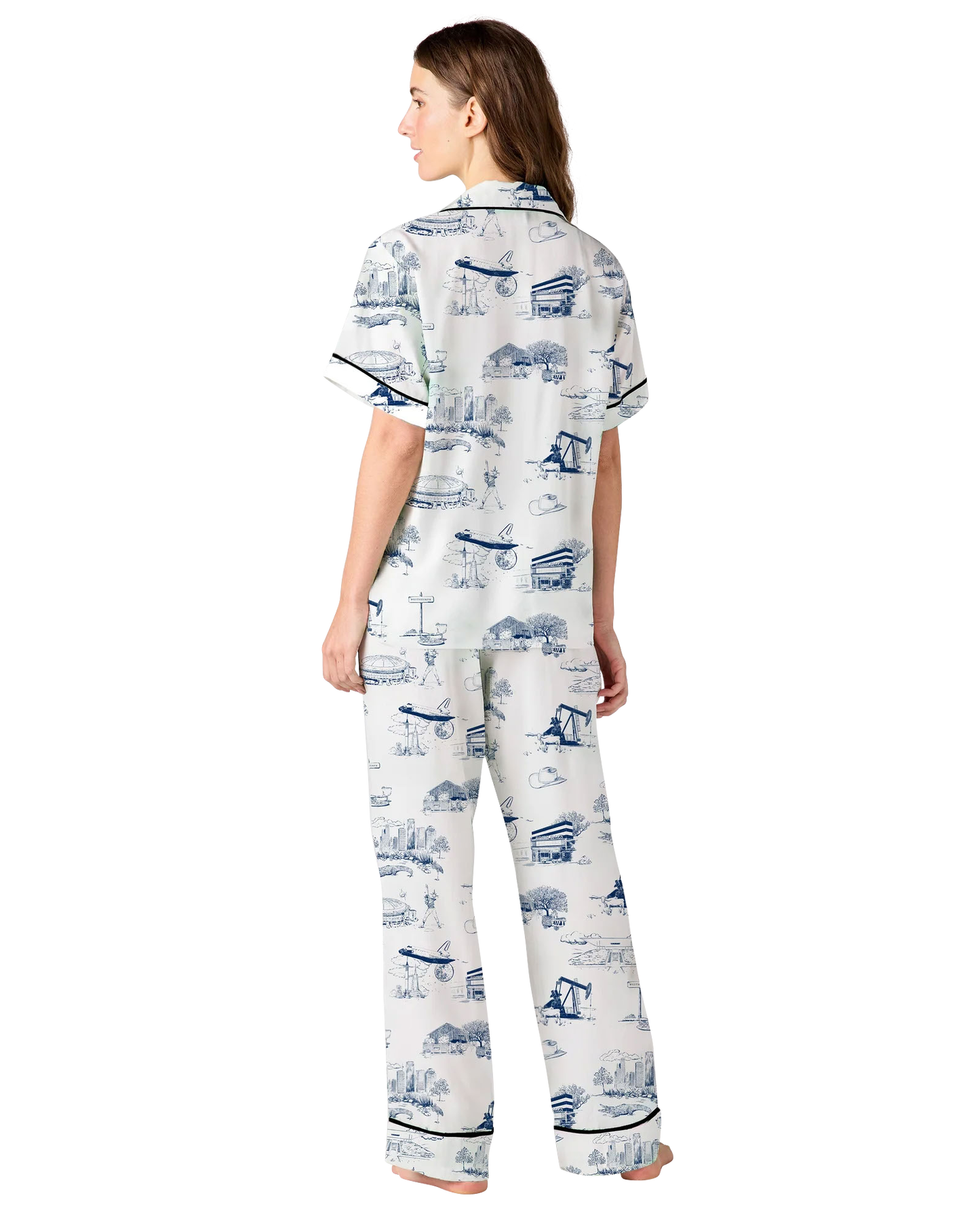 Katie Kime Houston Toile PJ Set