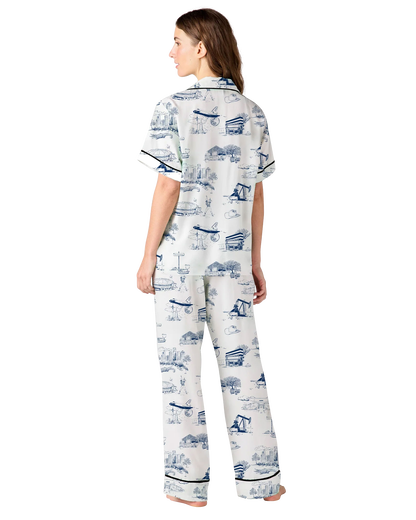 Katie Kime Houston Toile PJ Set