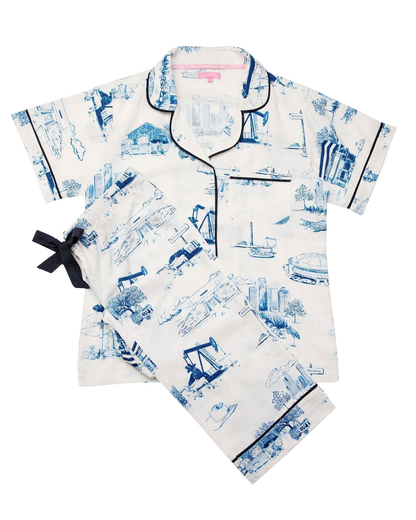 Katie Kime Houston Toile PJ Set