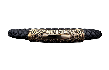 William Henry Bronze & Black Milan Bracelet