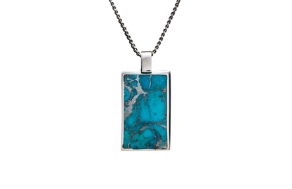 William Henry Turquoise Shift Necklace