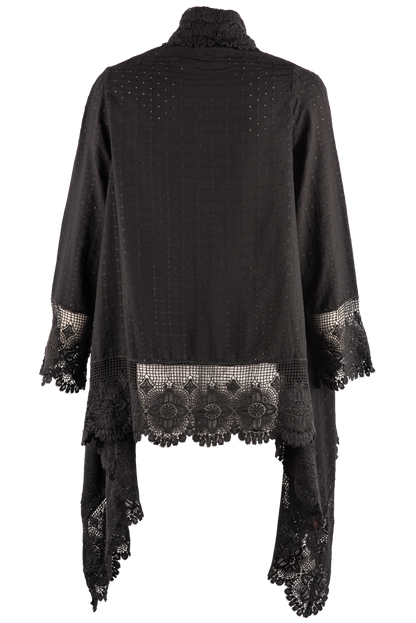 Paparazzi Eyelet & Lace Kimono