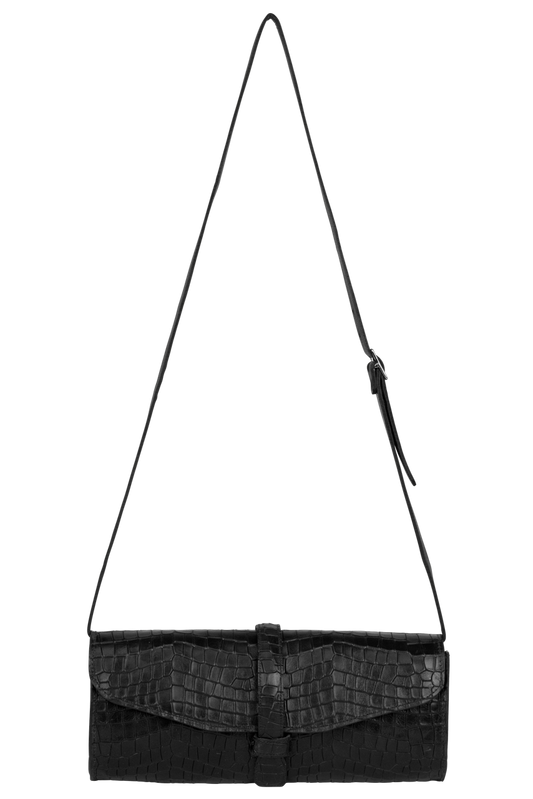 Juan Antonio Crocodile Small Clutch