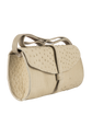 Juan Antonio Full Quill Ostrich Bag - Bone
