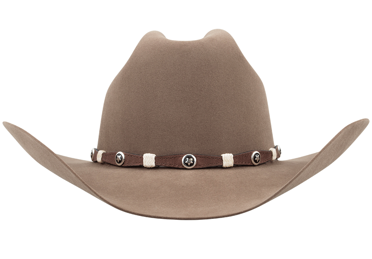 M&F Western Brown Leather Hat Band | Pinto Ranch