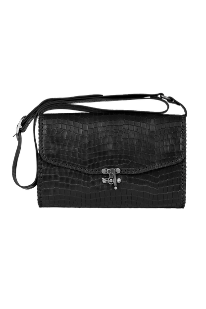 Juan Antonio Italian Leather Crossbody Bag