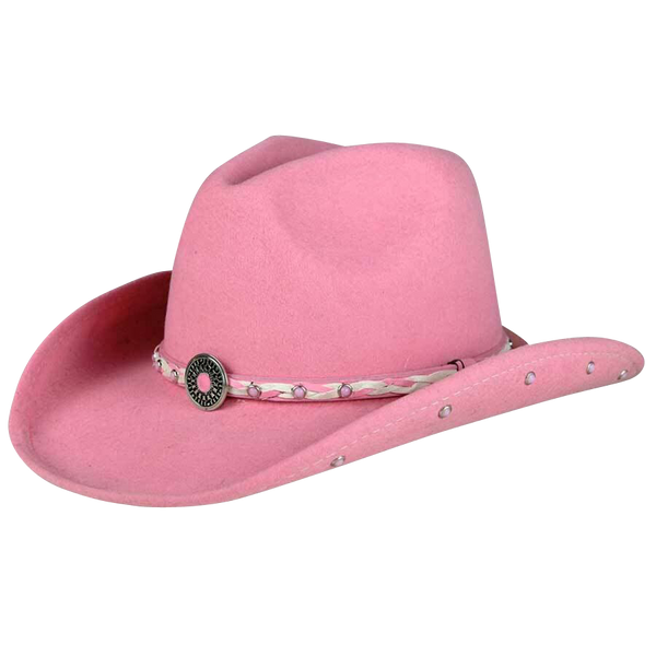 Pink cowboy hat deals