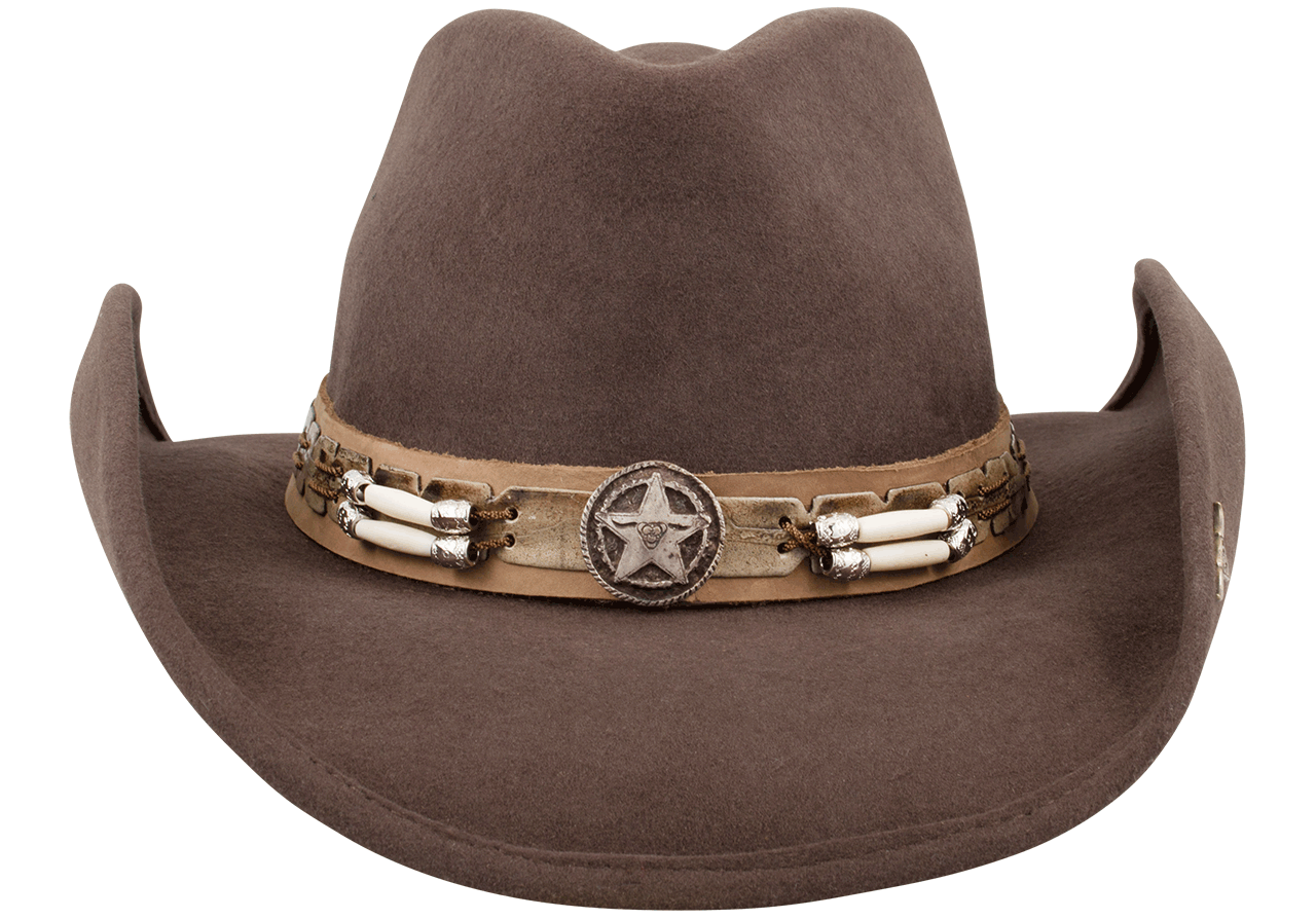 Bullhide Skynard Felt Cowboy Hat - Chocolate