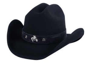 Bullhide Horsing Around Kids Cowboy Hat - Black