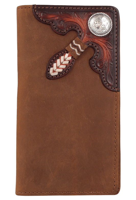 Justin Brown Buckaroo Checkbook Wallet