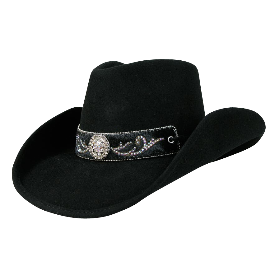Bullhide Hangin' Out Felt Cowboy Hat - Black