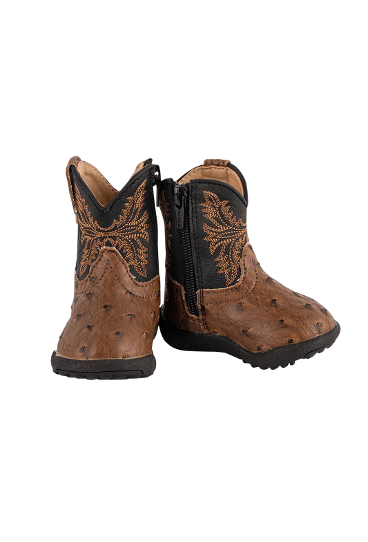 Roper Cowbabies Ostrich Boots