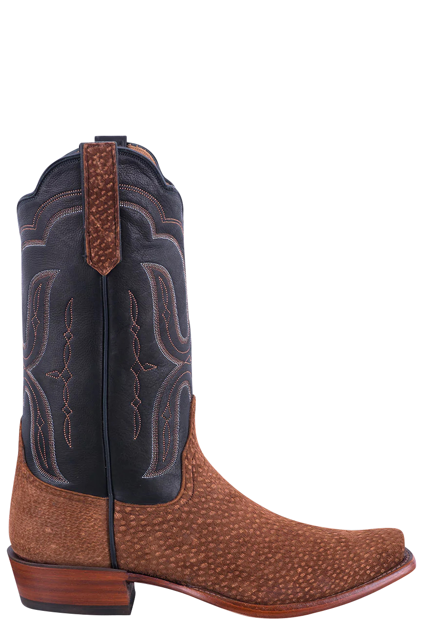 Rios of Mercedes Men's Carpincho Cowboy Boots - Rust
