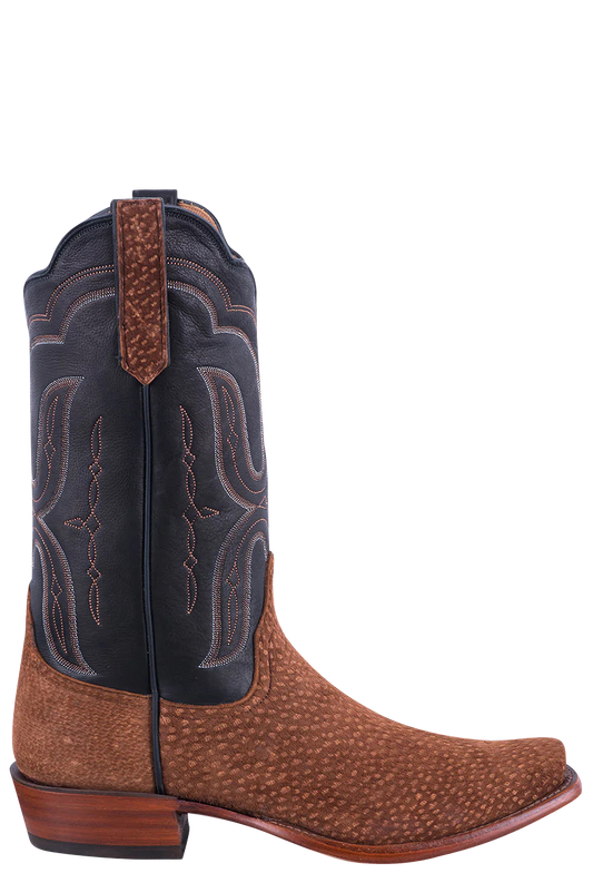 Rios of Mercedes Men's Carpincho Cowboy Boots - Rust