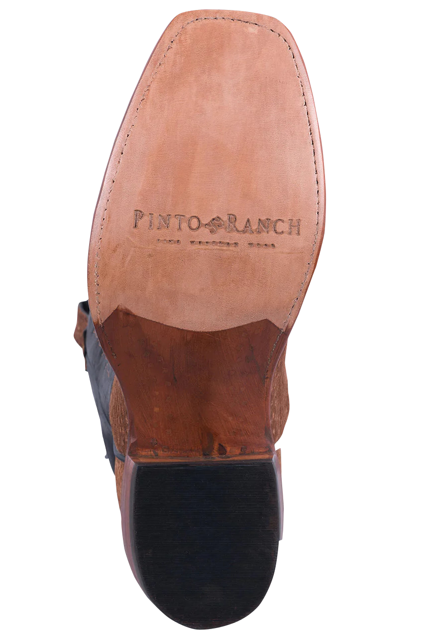 Rios of Mercedes Men's Carpincho Cowboy Boots - Rust