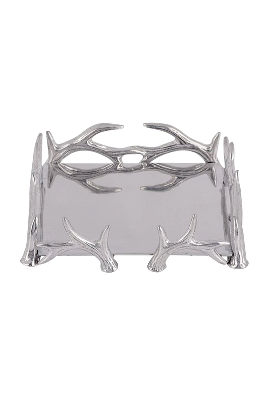 Arthur Court Antler Cocktail Napkin Box