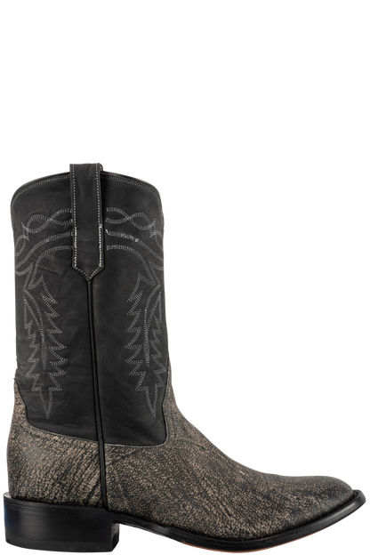 Rios of Mercedes Men's Cape Buffalo Cowboy Boots - Gray