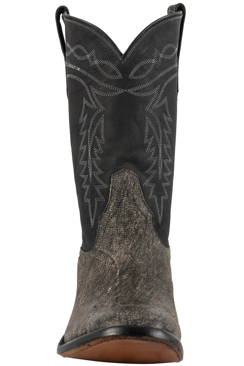 Rios of Mercedes Men's Cape Buffalo Cowboy Boots - Gray