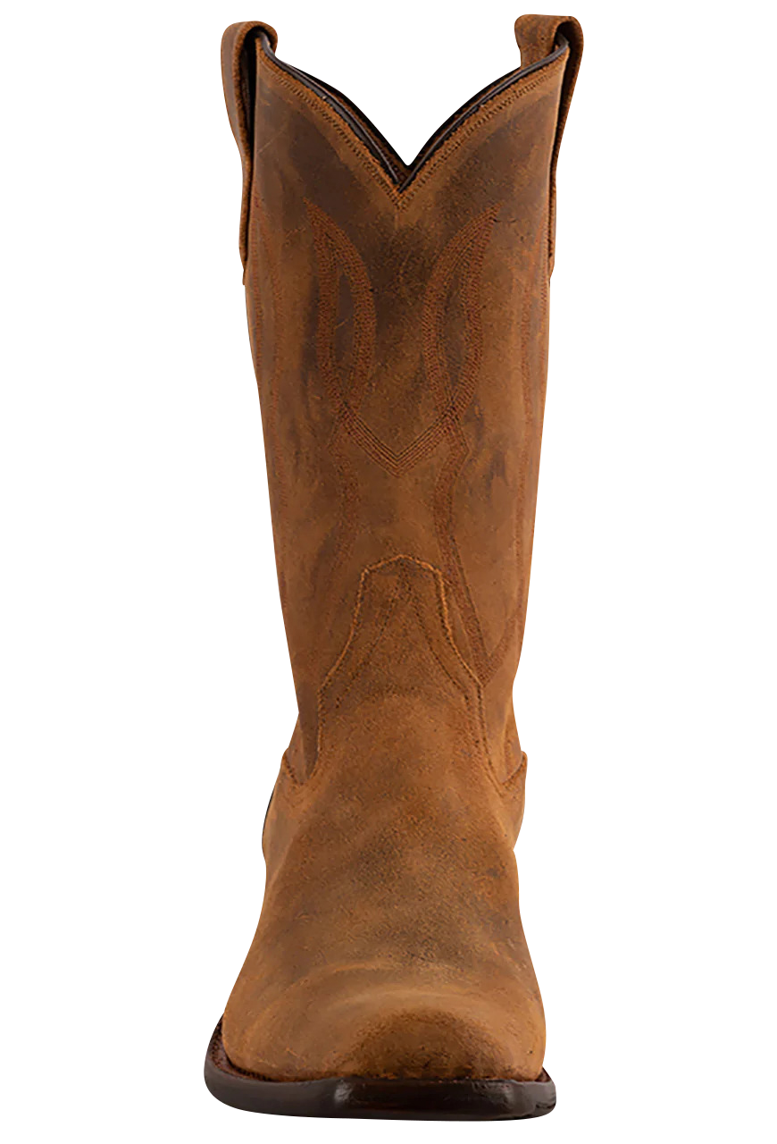 Rios of Mercedes Men's Kudu Antelope Cowboy Boots - Light Brown