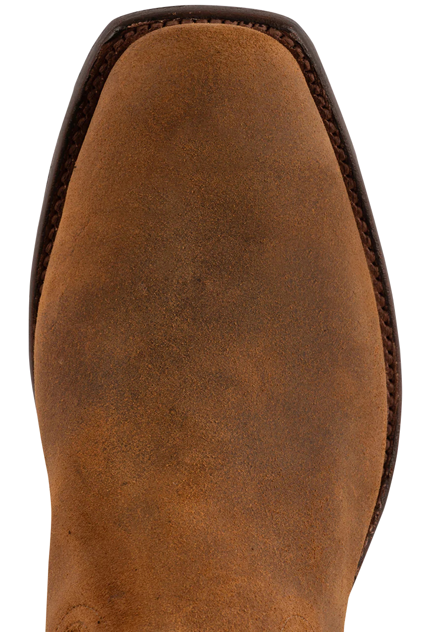 Rios of Mercedes Men's Light Brown Kudu Antelope Cowboy Boots